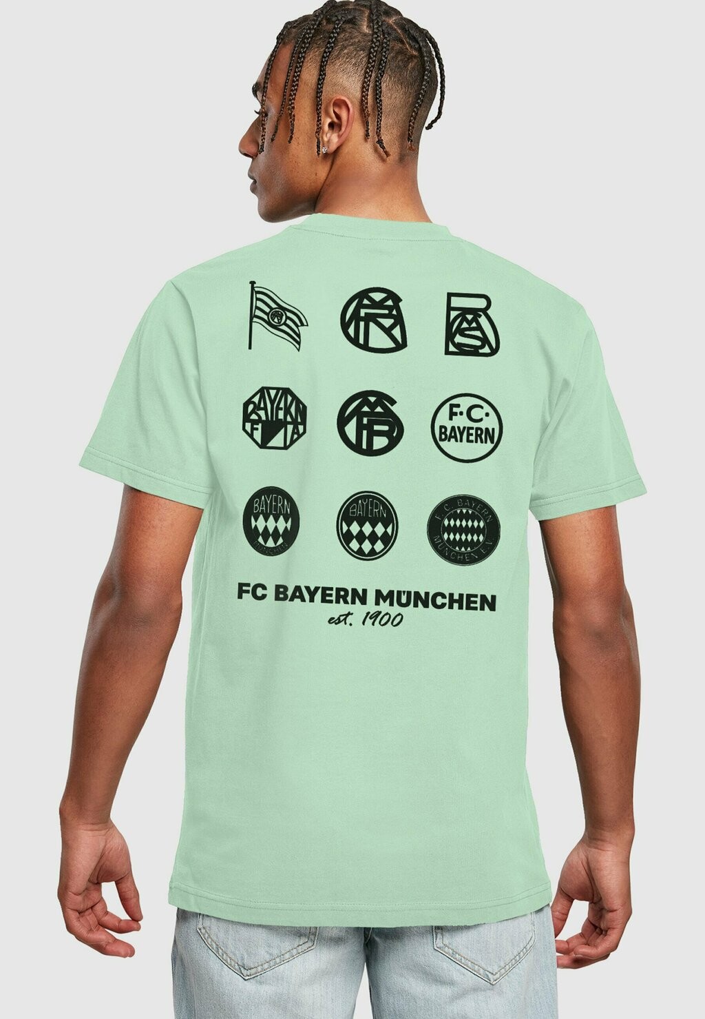 

Команда Fc Bayern Logo History Round Neck FC Bayern München, цвет neo mint