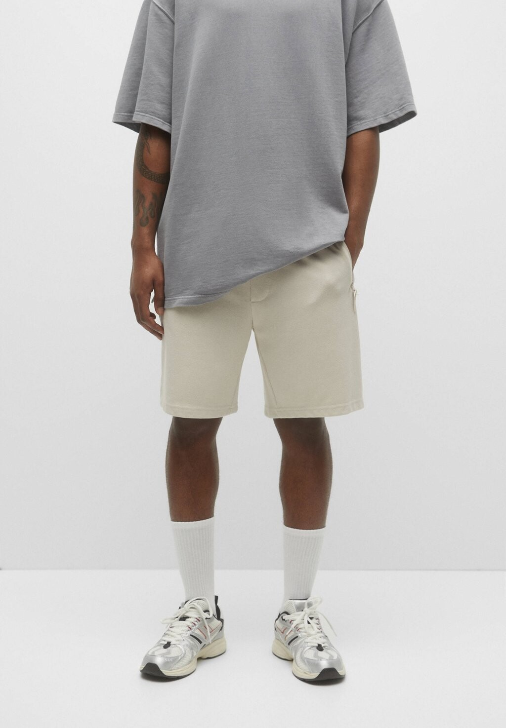 

Шорты Bermuda Jogging PULL&BEAR, цвет sand