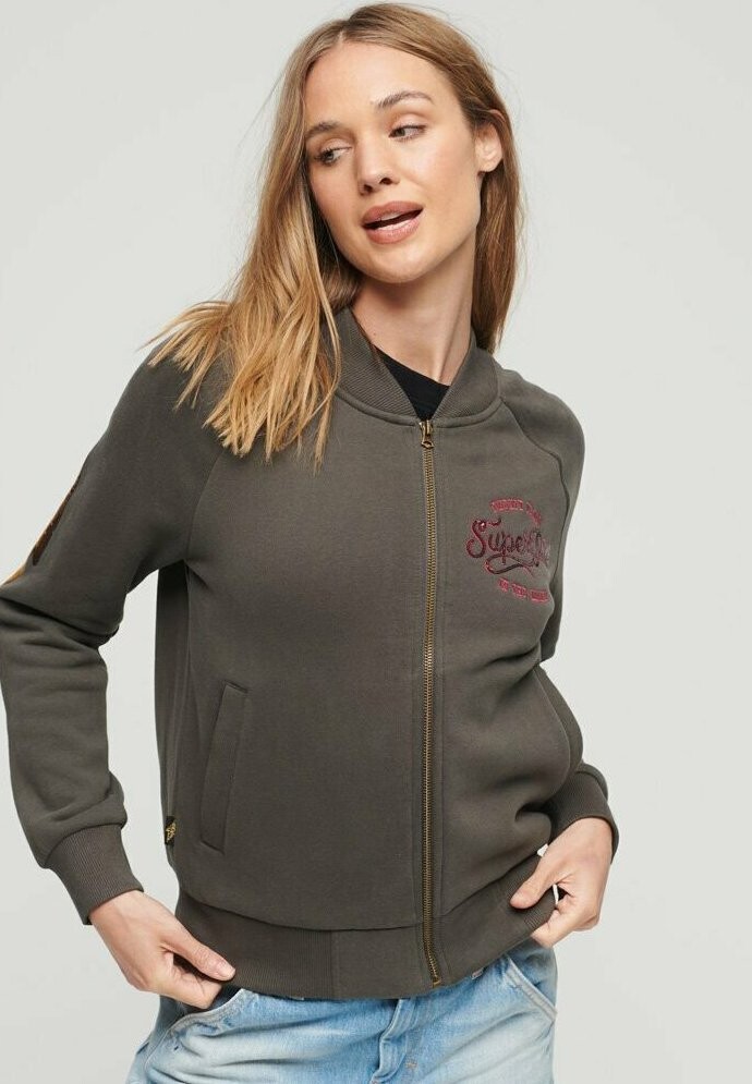 

Бомбер Chaquetas Superdry, цвет vintage black