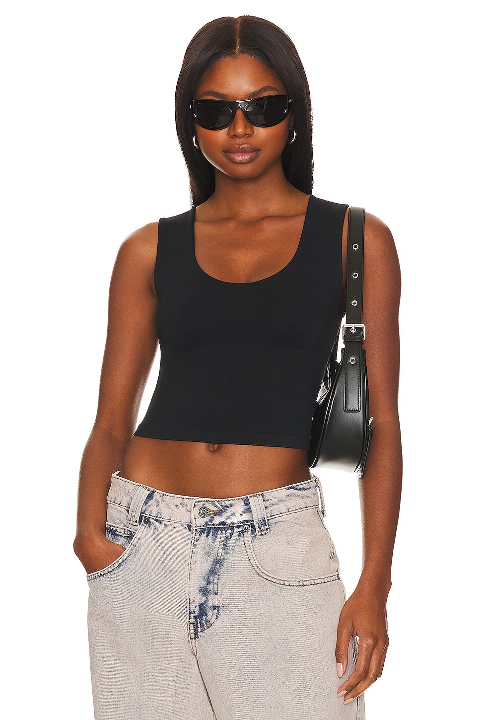 

Майка Free People x Intimately FP Clean Lines Muscle Cami In Black, черный