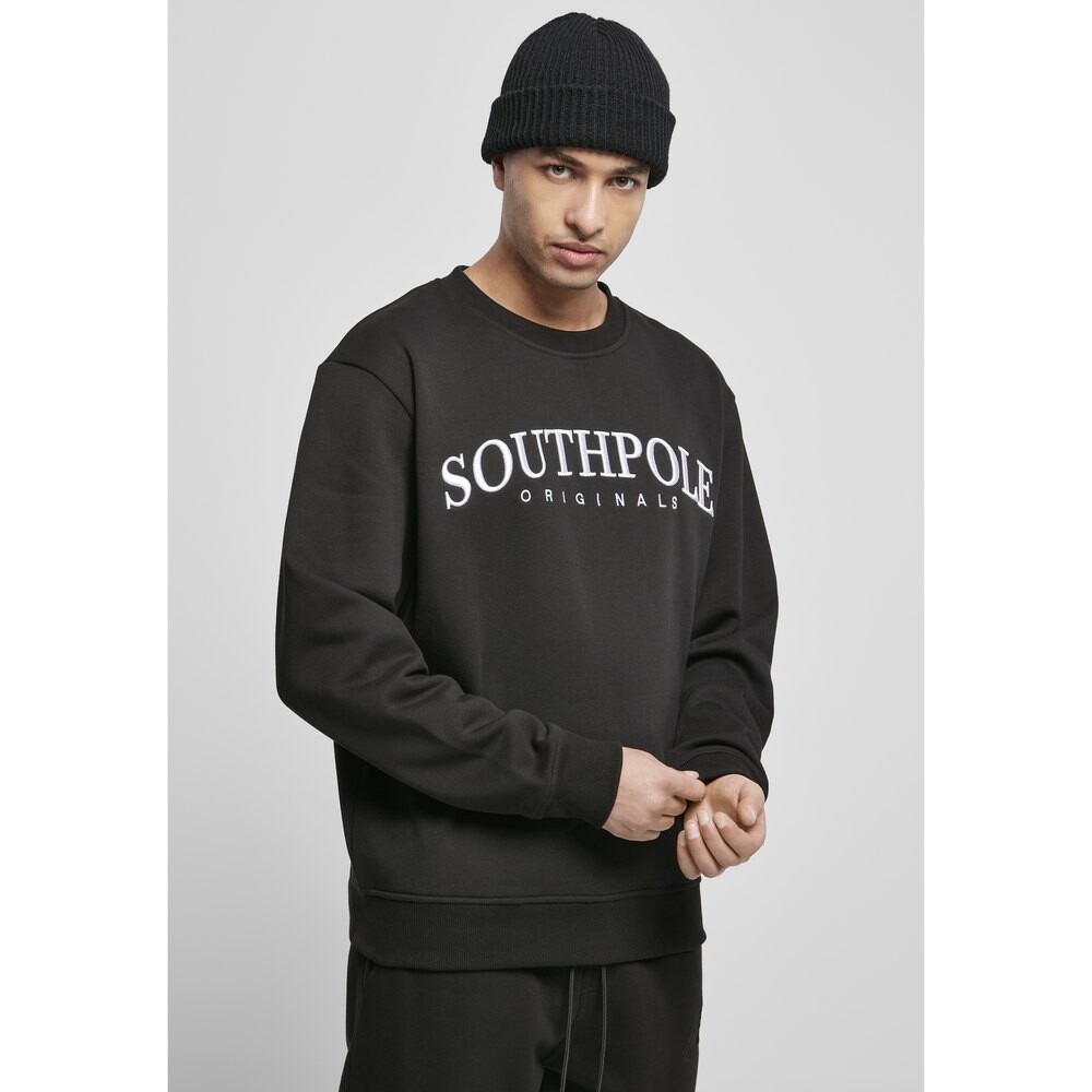 

Толстовка Southpole Script 3D Embroidery Crew, черный