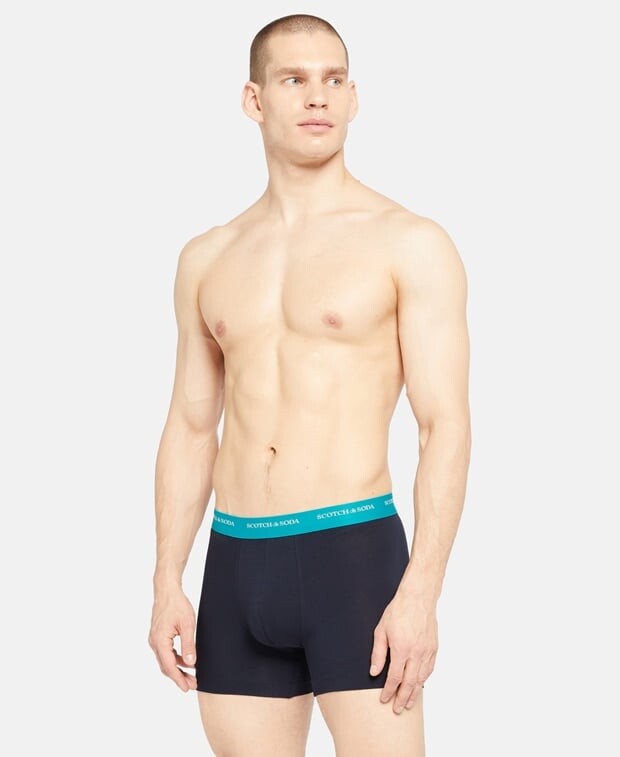 

Боксеры, комплект из 4 шт. Scotch & Soda, лазурный синий