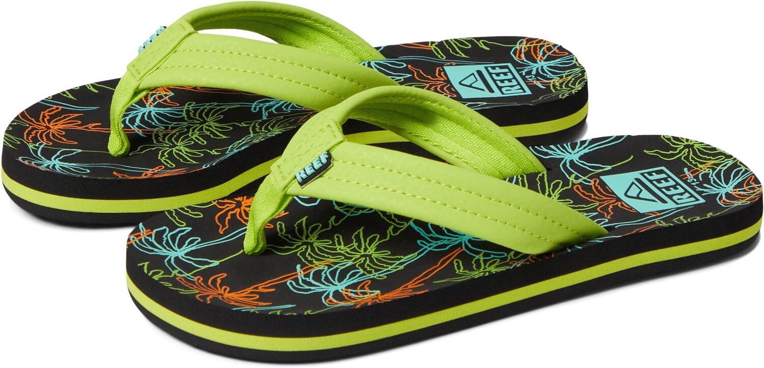 

Шлепанцы Reef Kids Ahi Flip Flop Reef, цвет Neon Palm