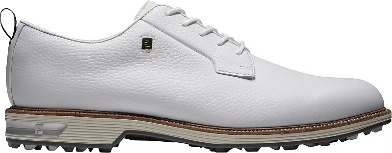 Мужские кроссовки для гольфа без шипов DryJoys Field Premiere Series FootJoy, белый/светло-серый