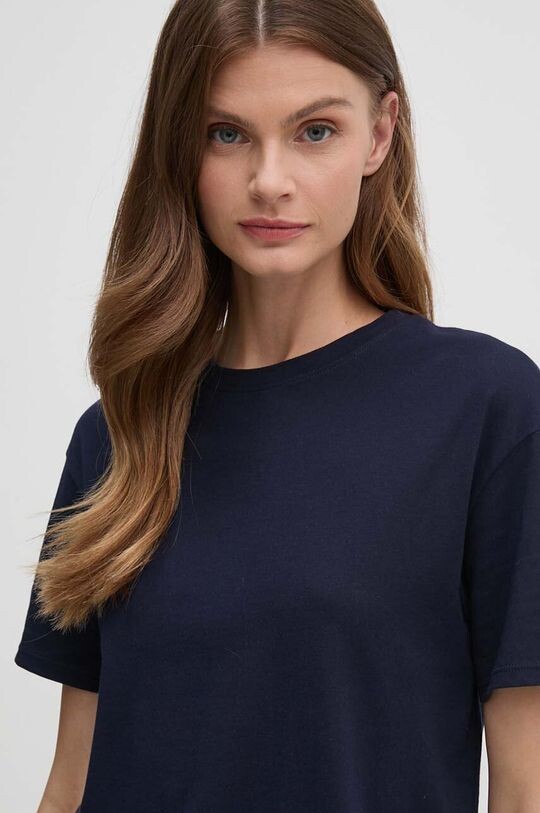 

Хлопковая футболка United Colors of Benetton, темно-синий