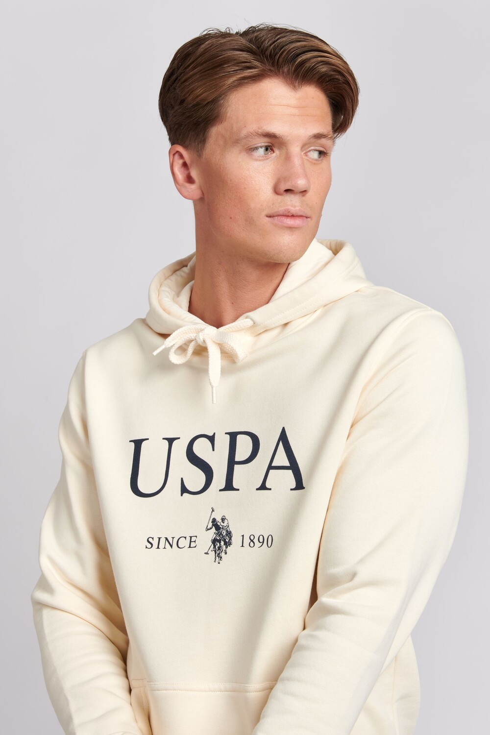 

Мужская толстовка с капюшоном UPSA с зефиром с 1890 года U.S. Polo Assn