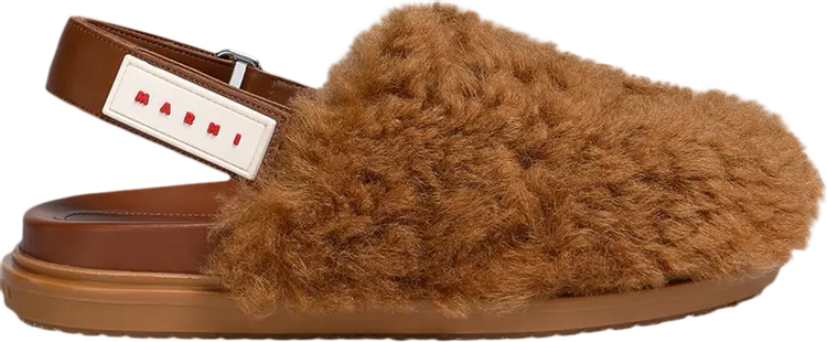 

Кроссовки Marni Wmns Fussbett Sabot 'Caramel' 2023, коричневый
