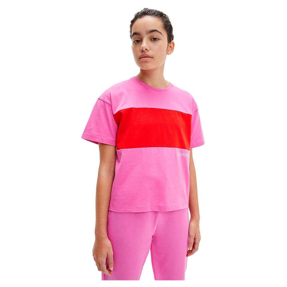 

Футболка с коротким рукавом Calvin Klein Jeans Reflective Monogram Slim, фиолетовый