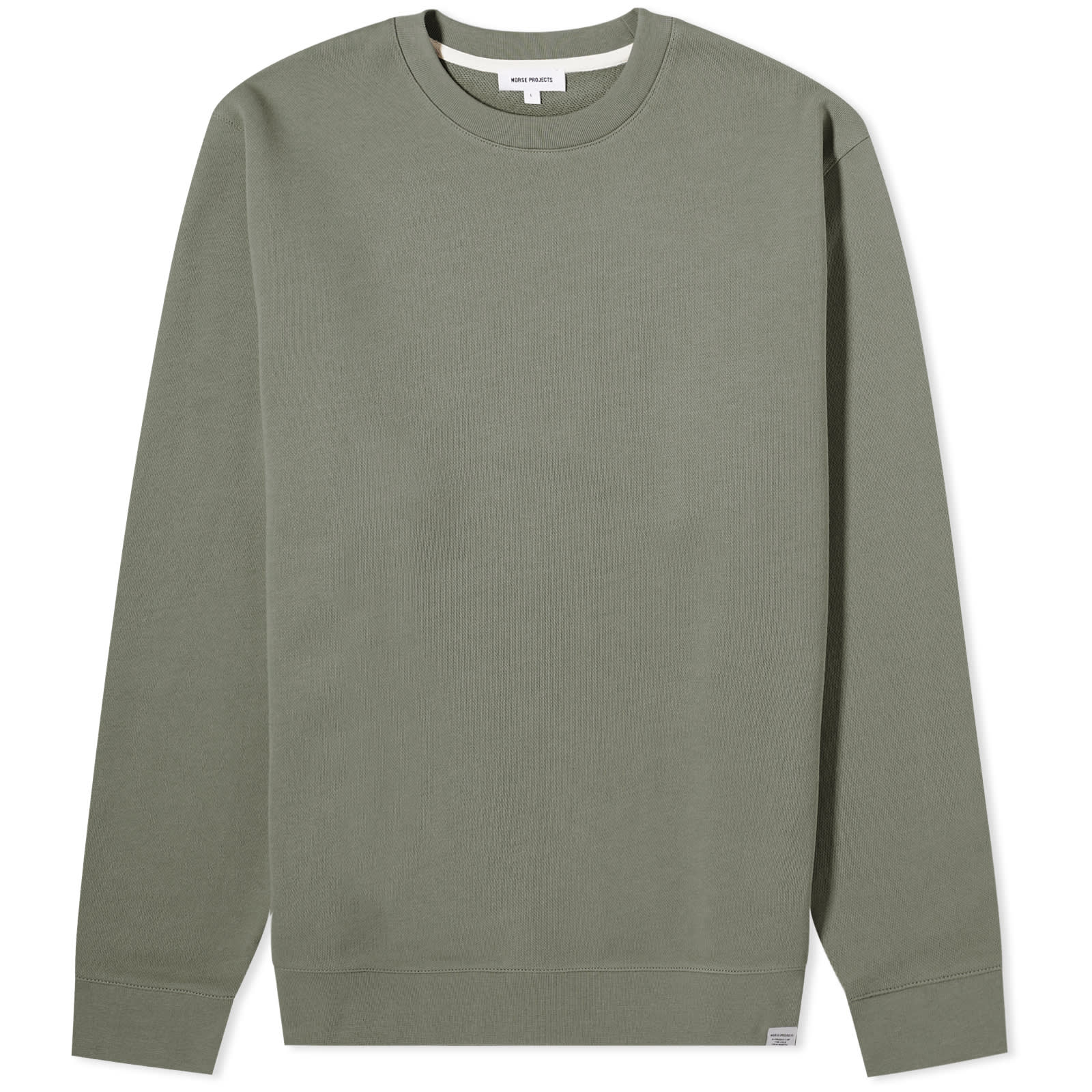 

Толстовка Norse Projects Vagn Slim Organic Crew, цвет Pewter