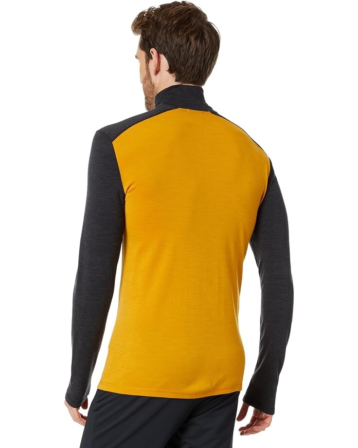 

Свитер Smartwool Merino 250 Base Layer 1/4 Zip, цвет Charcoal/Honey Gold