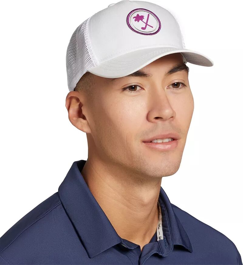 цена Мужская кепка для гольфа с графической нашивкой Walter Hagen, белый/пурпурный