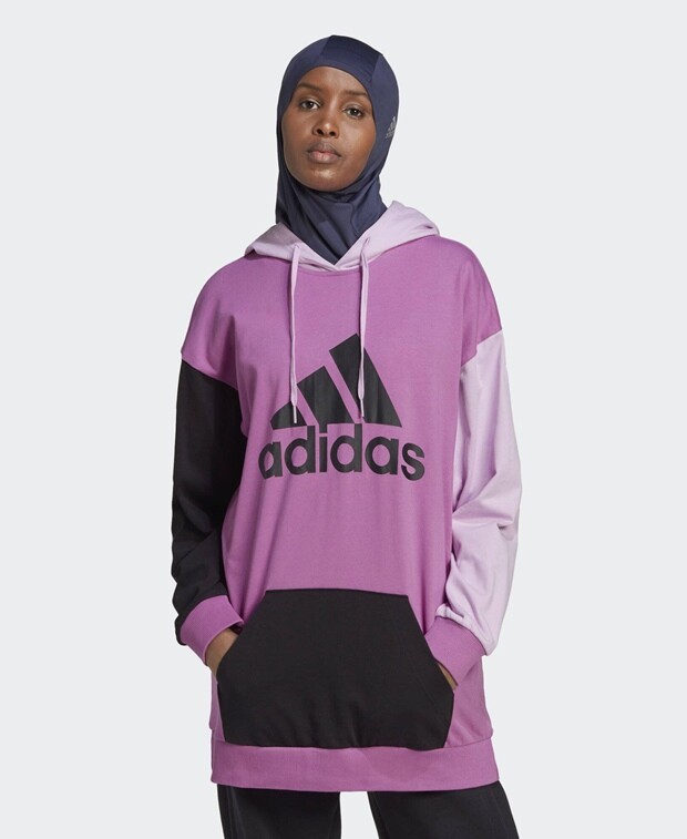 

Толстовка с капюшоном adidas, фиолетовый