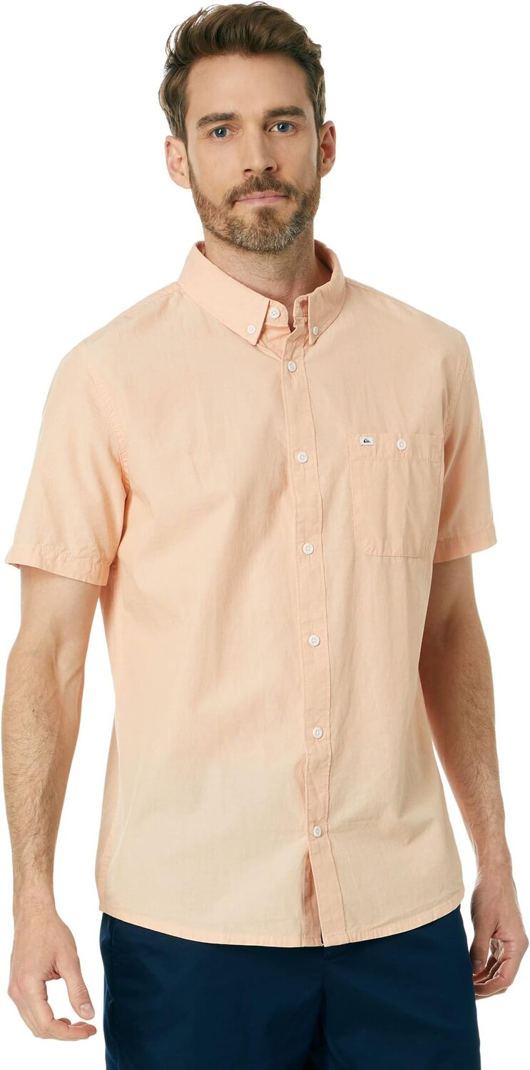 

Рубашка Winfall Short Sleeve Quiksilver, цвет Copper Tan