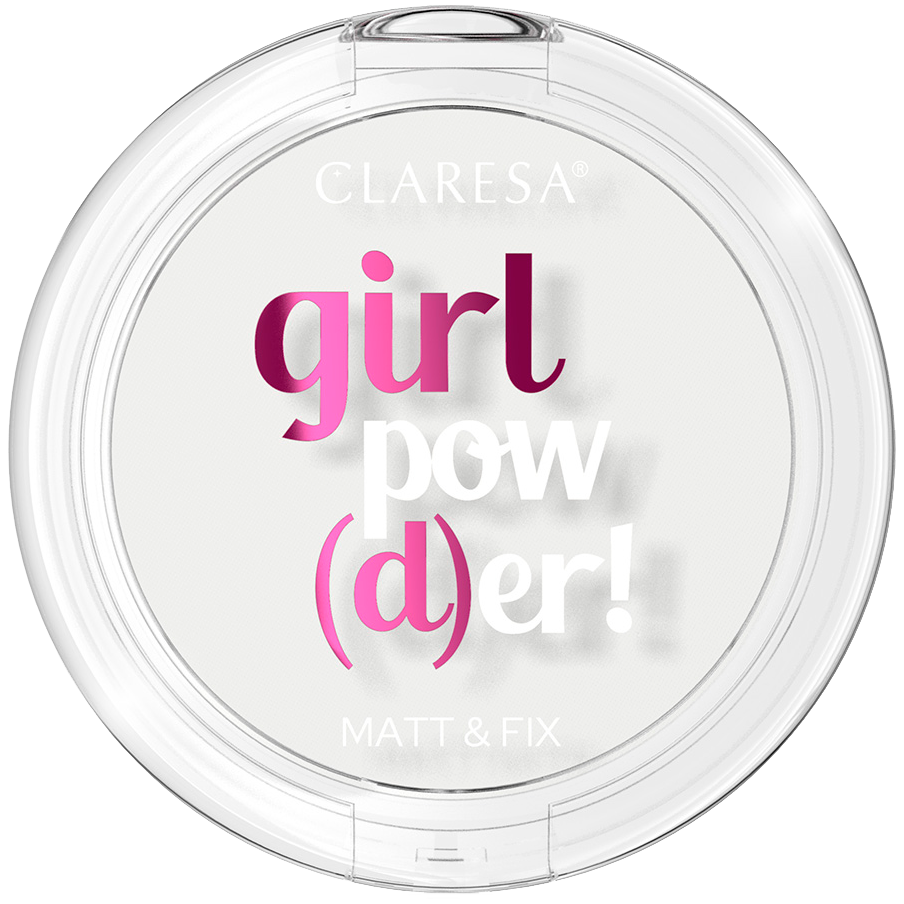 Прессованная пудра для лица Claresa Girl Pow(D)Er!, 12 гр