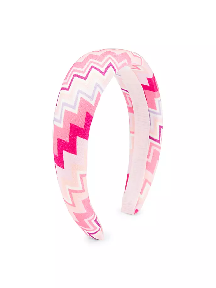 

Хлопковая повязка на голову с зигзагом для девочек Missoni, мультиколор