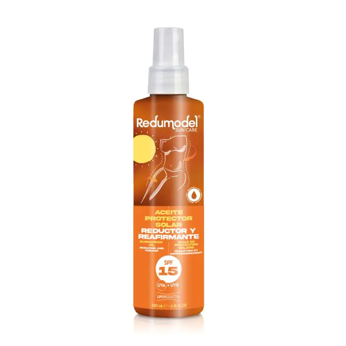 

Солнцезащитный крем aceite protector solar reductor y reafirmante spf 15 Redumodel, объем 200 мл