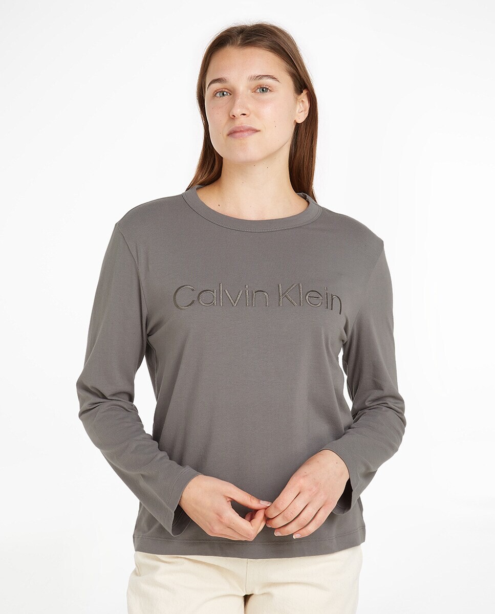 

Женская пижама с длинными рукавами Calvin Klein, серый