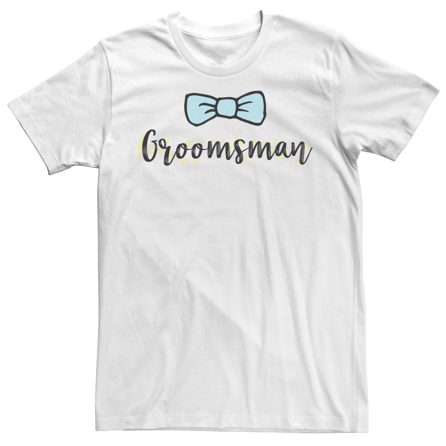 Мужская футболка с галстуком-бабочкой для жениха Licensed Character