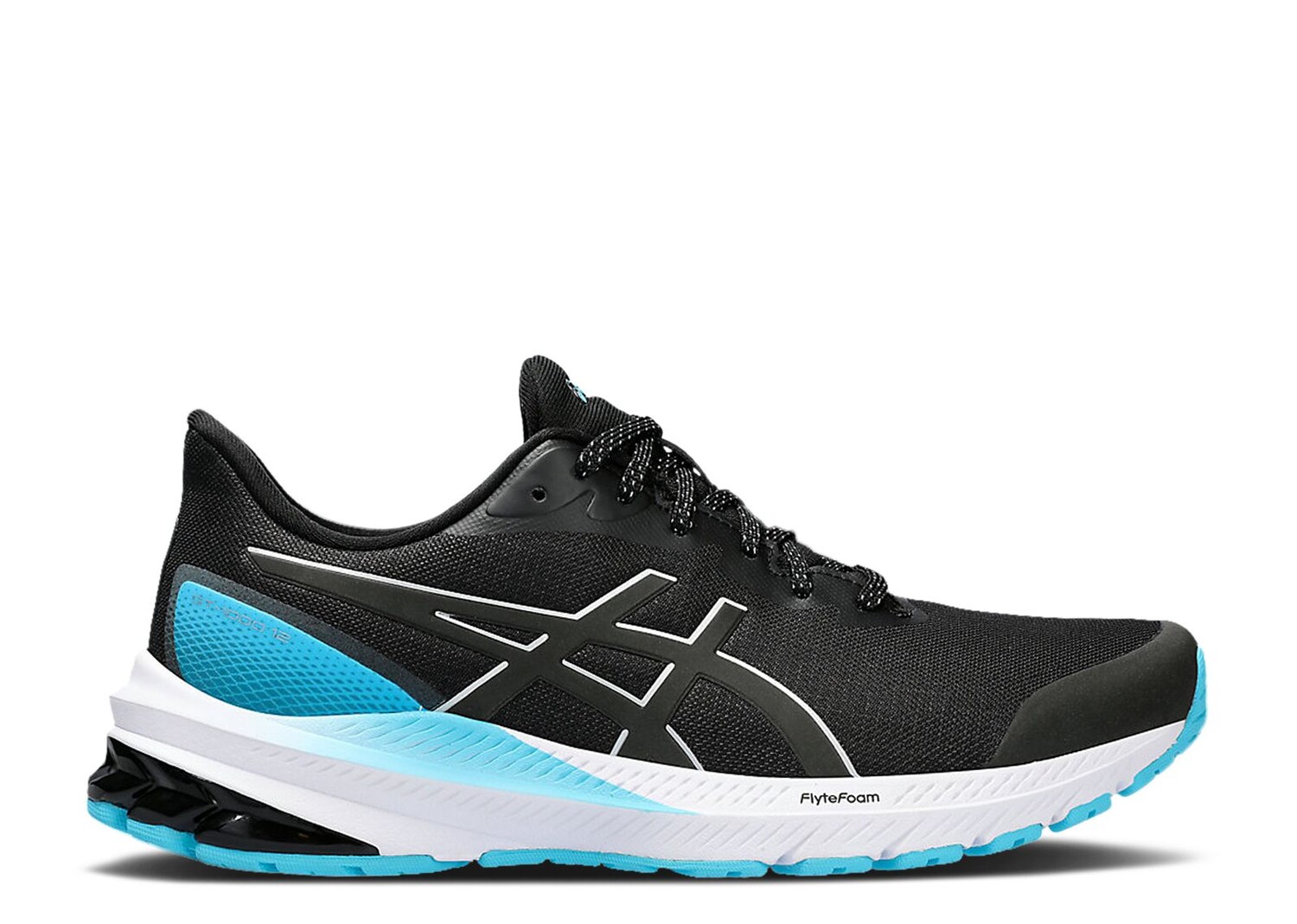 

Кроссовки ASICS Wmns Gt 1000 12 Lite-Show 'Black Pure Silver', черный