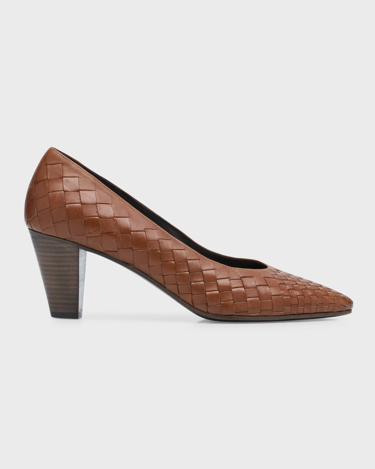 

Плетеные кожаные туфли Charlotte THE ROW, цвет Brown