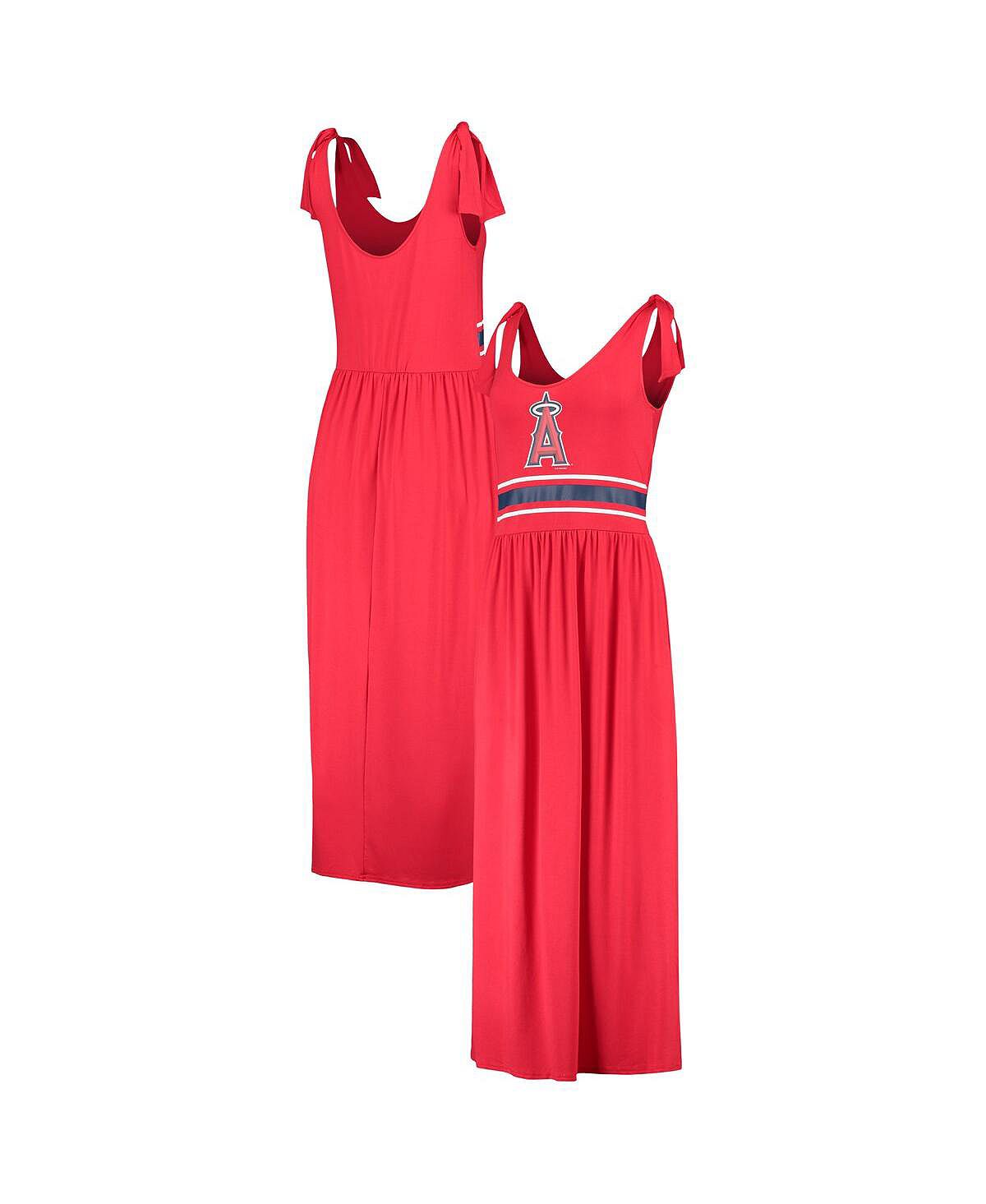 цена Женское красное платье макси Los Angeles Angels Game Over G-III 4Her by Carl Banks, красный