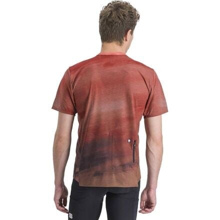 

Футболка Flow Giara мужская Sportful, цвет Cayenna Red/Mud