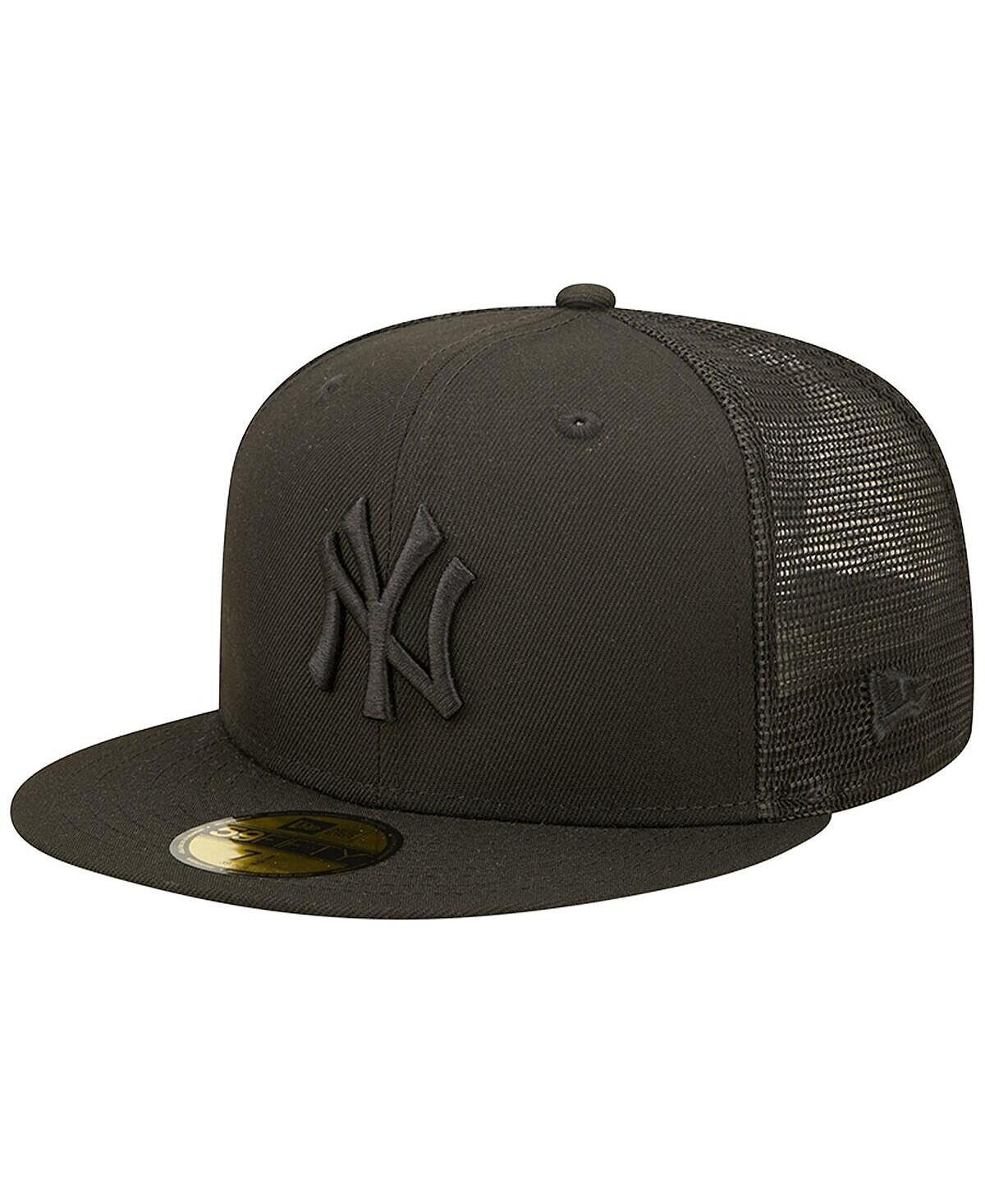 

Мужская приталенная кепка New York Yankees Blackout Trucker 59FIFTY New Era