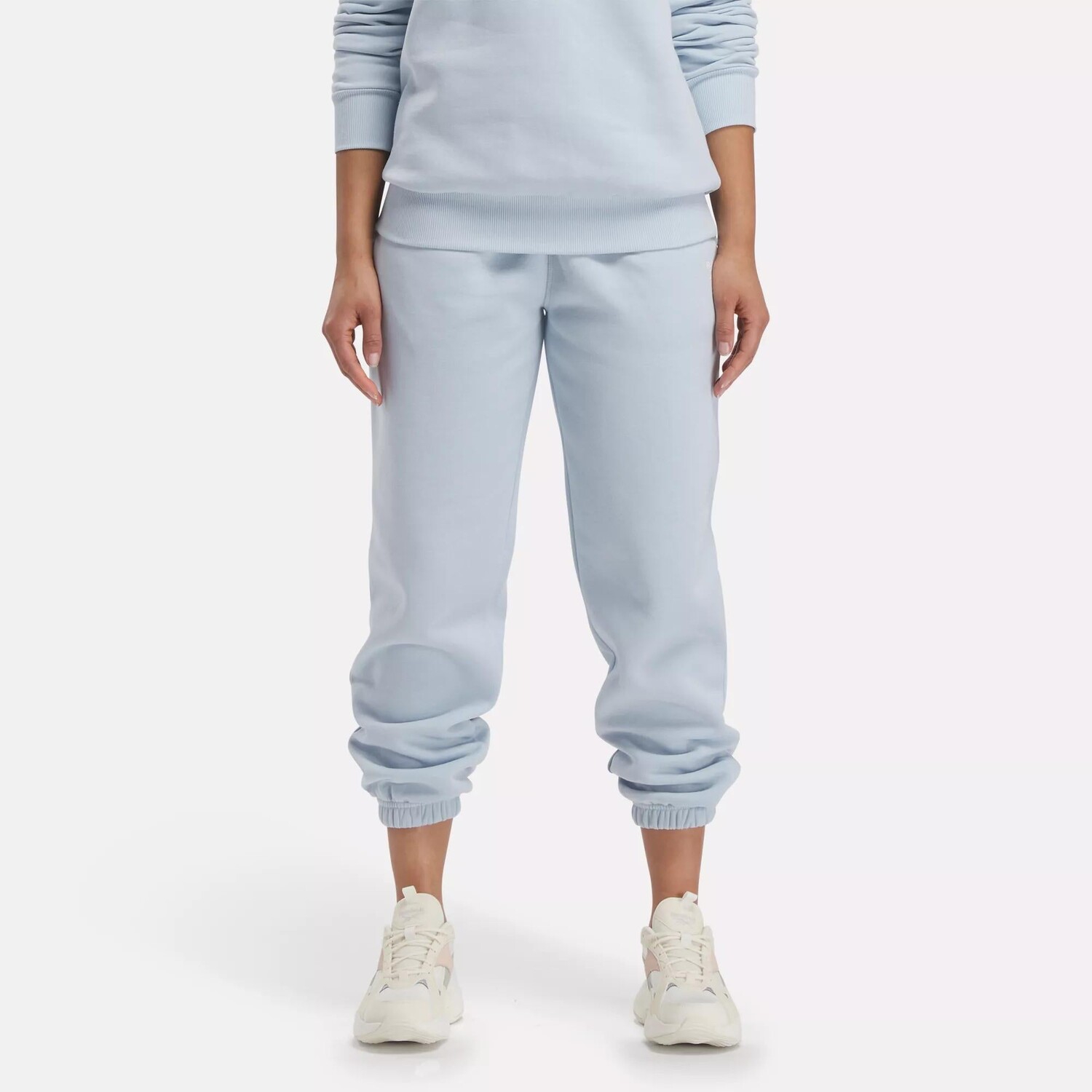 

Флисовые джоггеры Reebok Identity, цвет Feel Good Blue