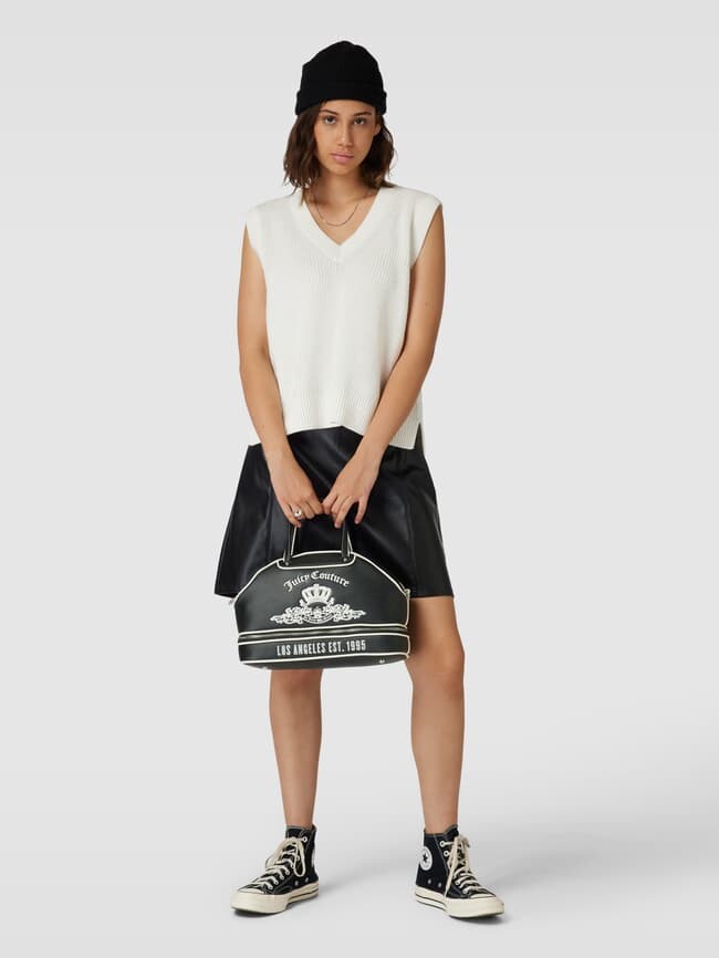 

Сумка для боулинга с детальной этикеткой, модель "ВЕРЕСК" Juicy Couture, черный
