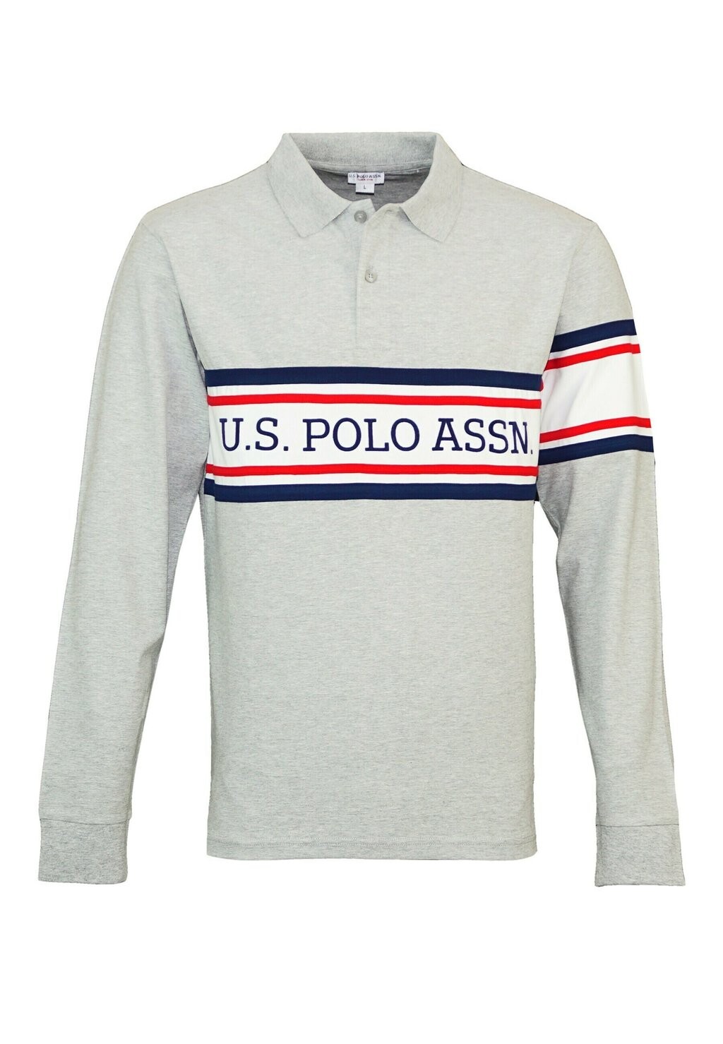 

Поло Longsleeve U.S. Polo Assn., цвет hellgrau