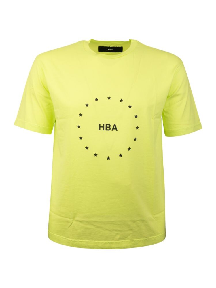 

Футболка с круглым вырезом и логотипом Hood By Air, желтый