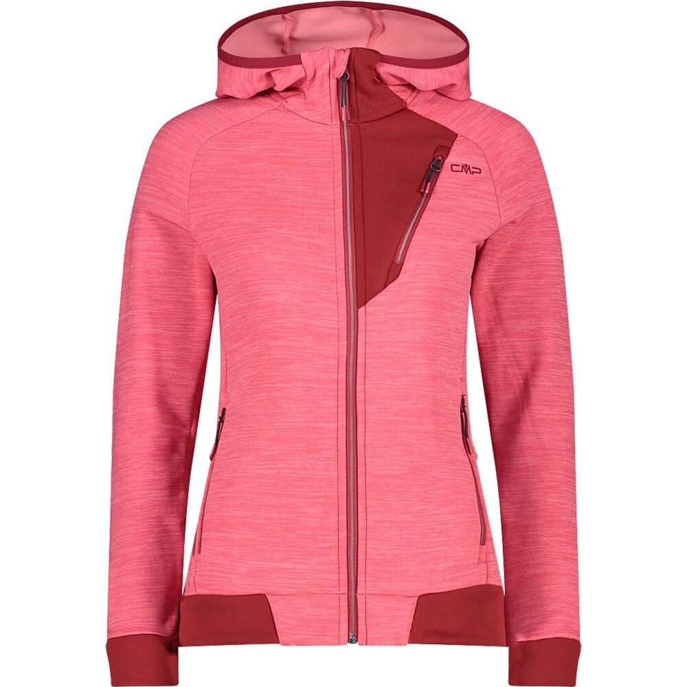 

Толстовка на молнии CMP Fix Hood 32E2406, розовый