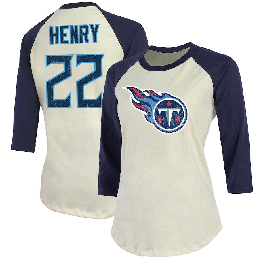 

Футболка с именем и номером Majestic Threads Tennessee Titans, кремовый