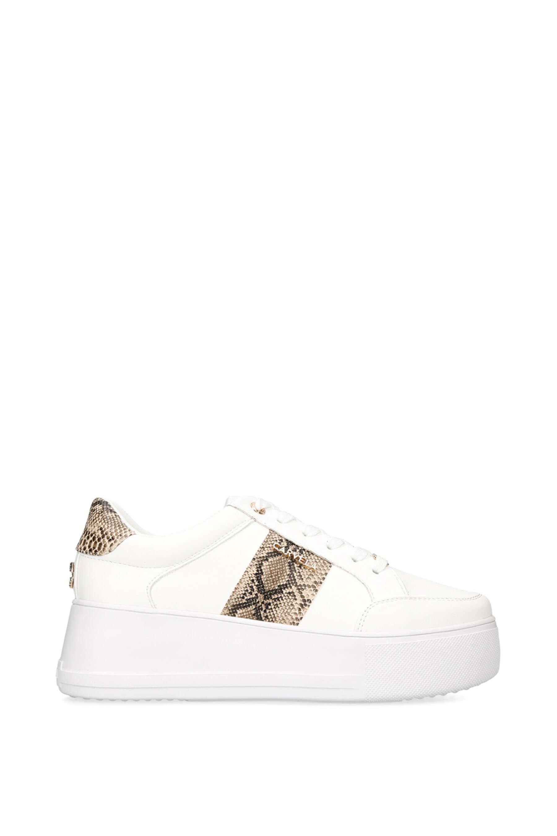 Кроссовки 'Jive Lace Up' Trainers Carvela, бежевый кроссовки next signature lace up white with rose gold