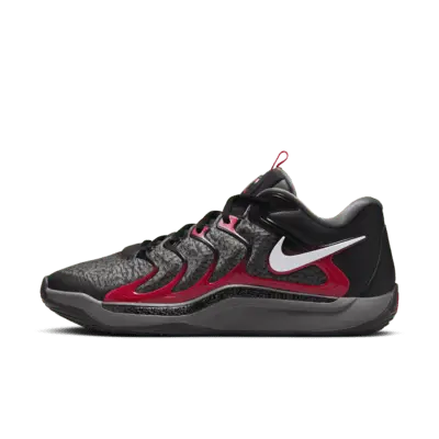 

Кроссовки Nike KD17 Basketball Shoes, цвет Black/Iron Grey/University Red/White