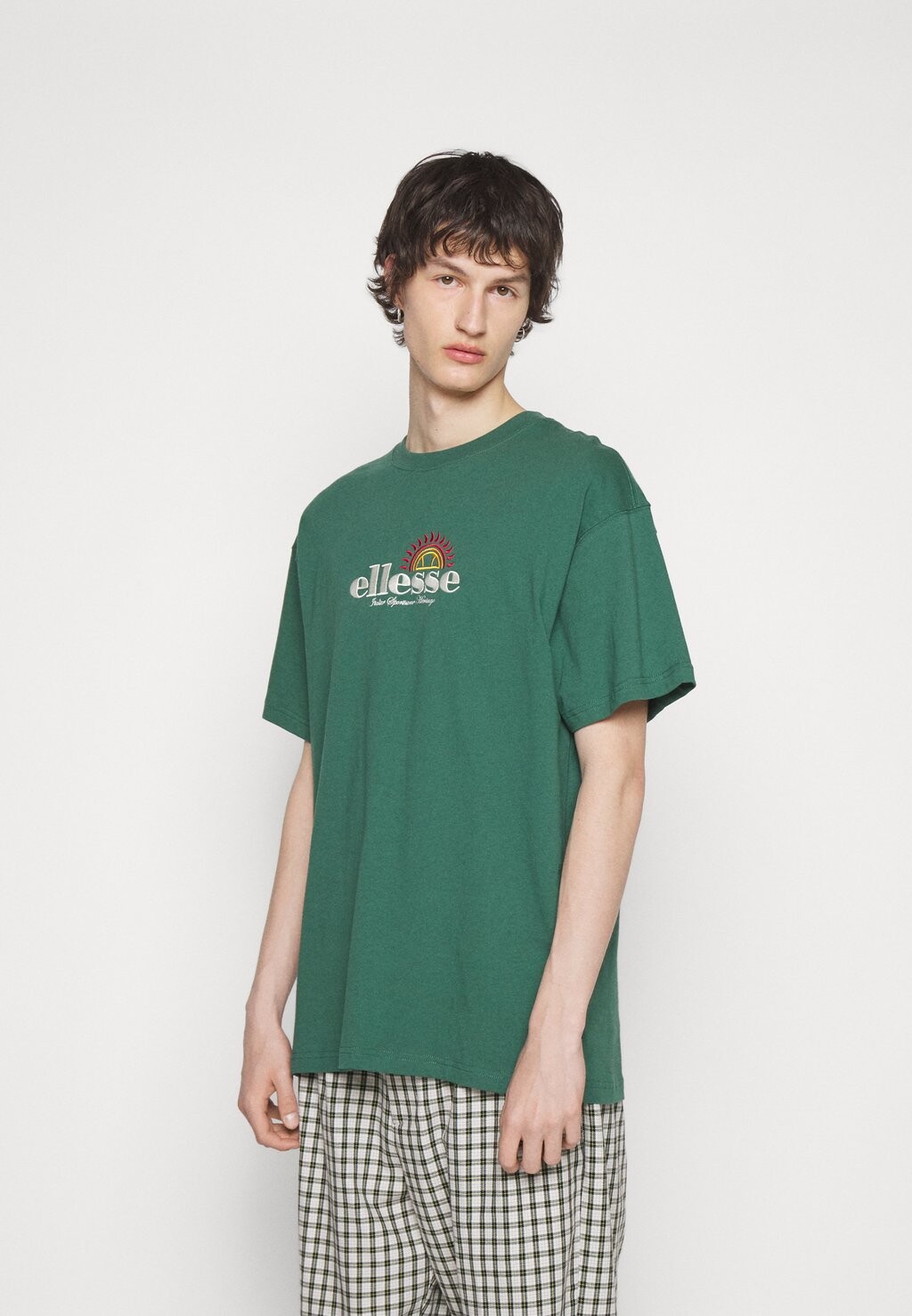 

Футболка с принтом Ellesse, темно-зеленый
