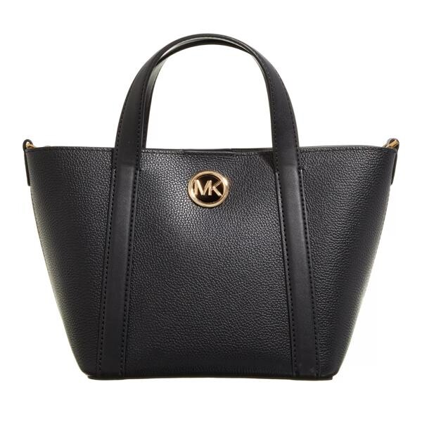 

Сумка-тоут hadleigh small double handle tote messenger Michael Michael Kors, черный