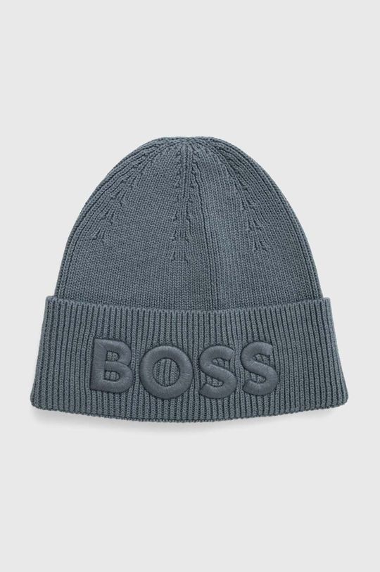 Шапка из смесовой шерсти BOSS ORANGE Boss, зеленый шапка из смесовой шерсти boss green boss зеленый