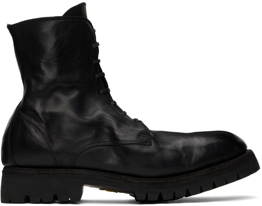 

Черные ботинки 795V Guidi