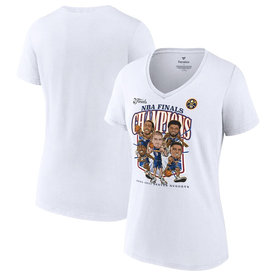 

Футболка с коротким рукавом Fanatics Branded Denver Nuggets, белый