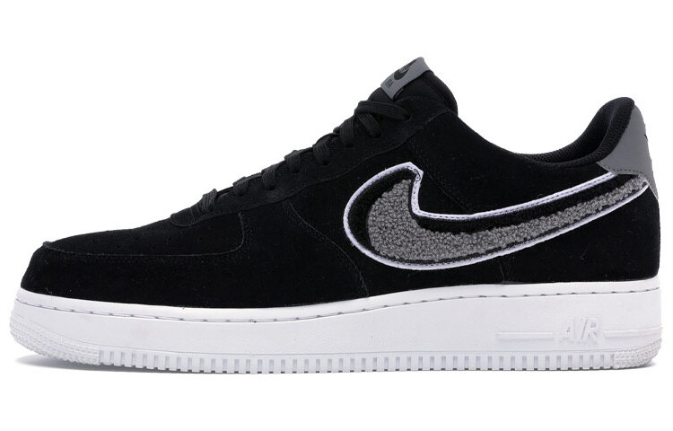 

Air Force 1 Low 3D синель с галочкой, черный, крутой черный/белый