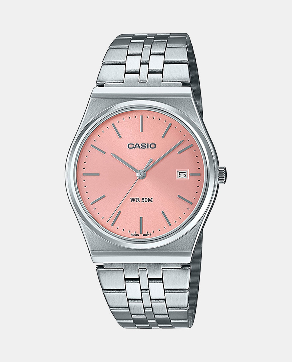 MTP-B145D-4AVEF стальные женские часы Casio, серебро