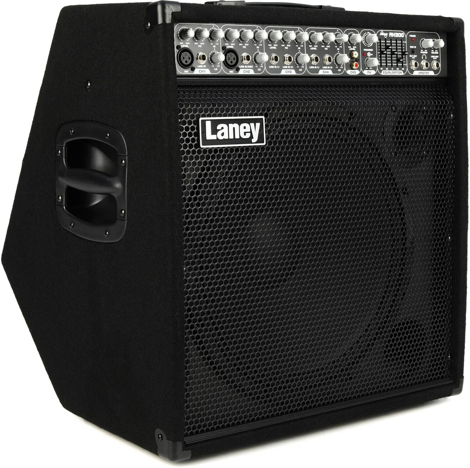 

Новый 15-дюймовый комбинированный усилитель Laney AH300 мощностью 300 Вт с несколькими входами