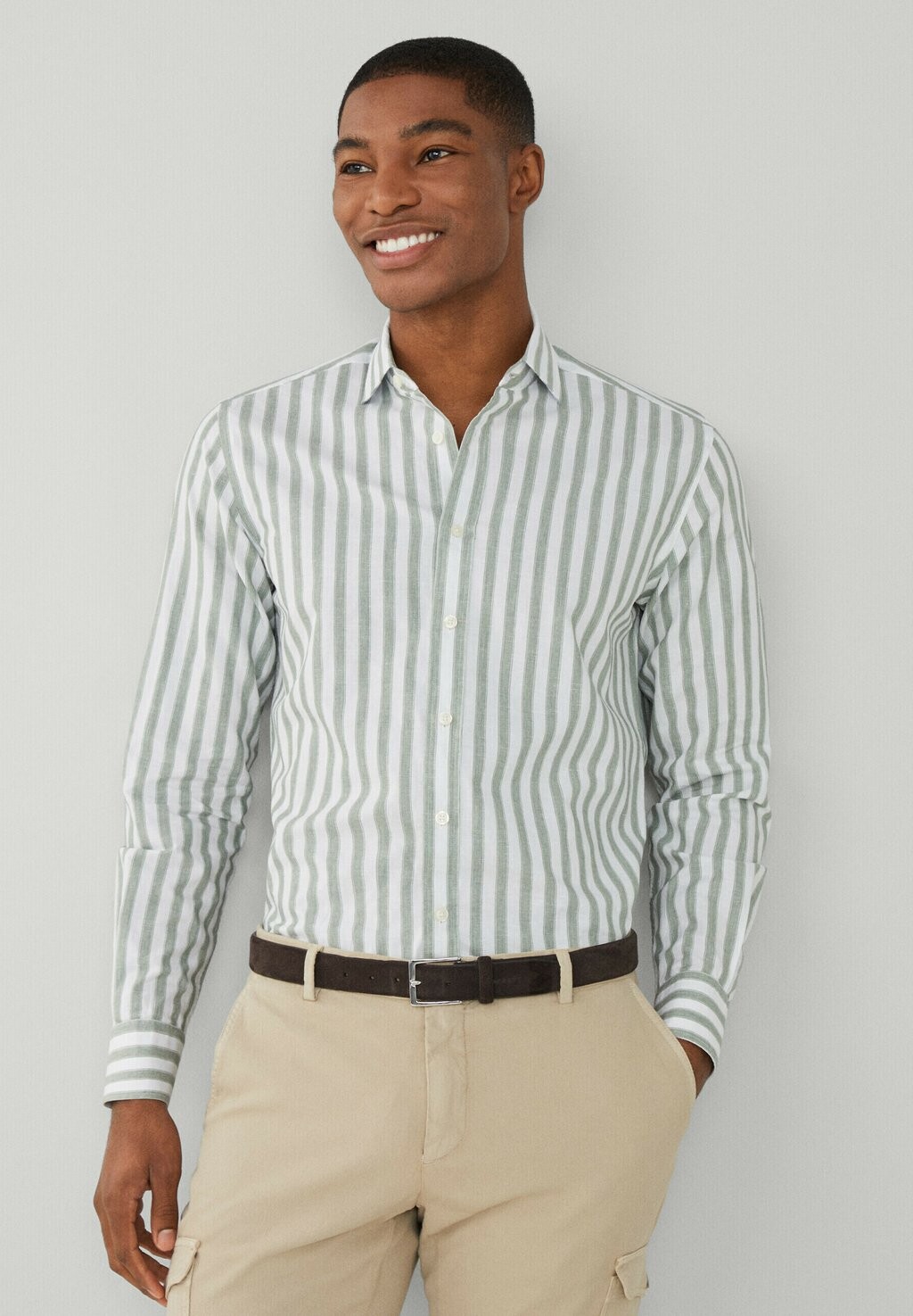 

Рубашка MEL BOLD STRIPE Hackett London, цвет green white