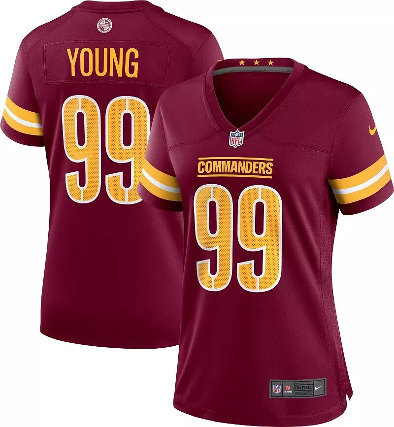 

Женская красная майка Nike Washington Commanders Chase Young #99