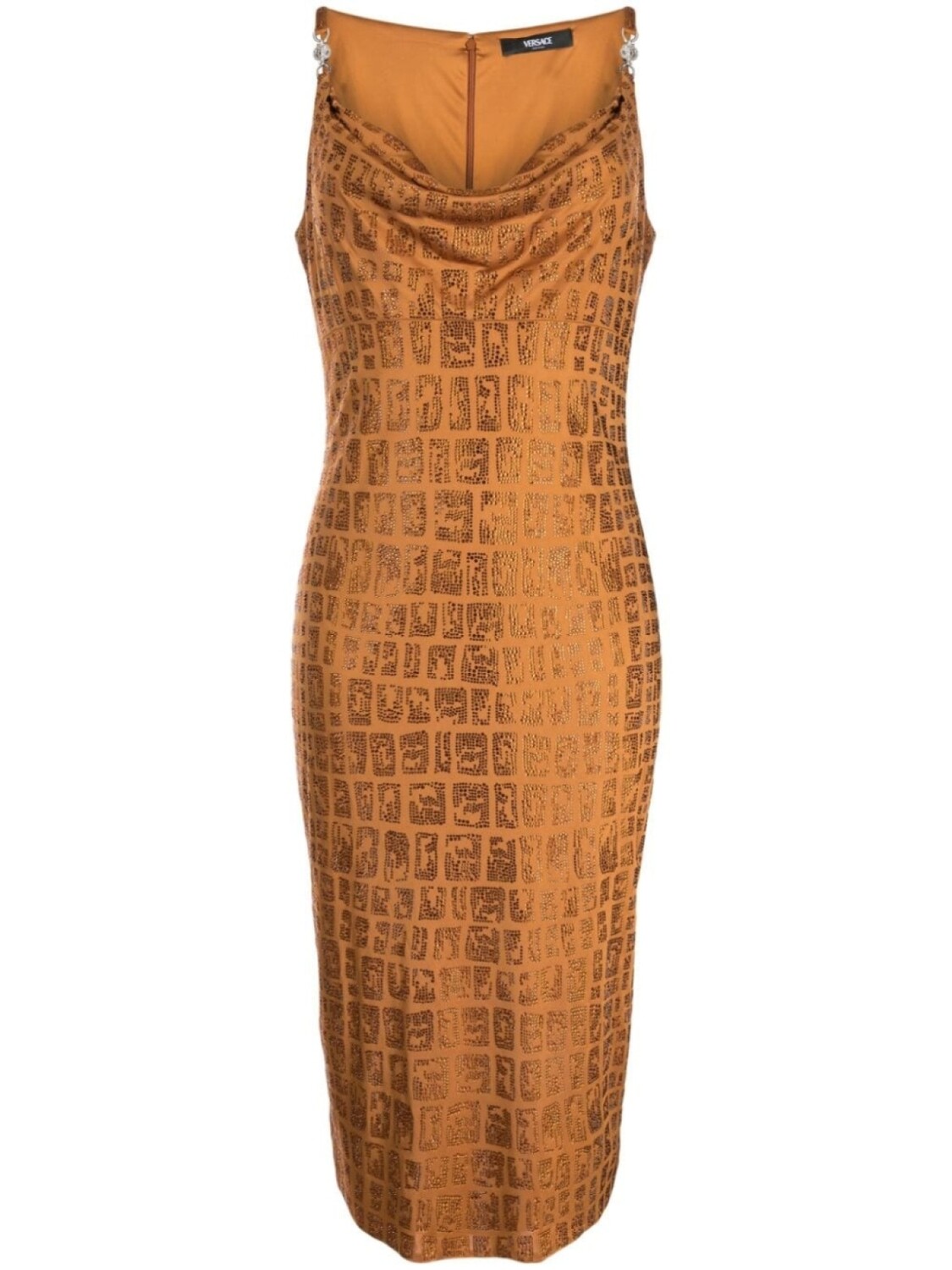 

Versace платье Medusa '95 со стразами, коричневый