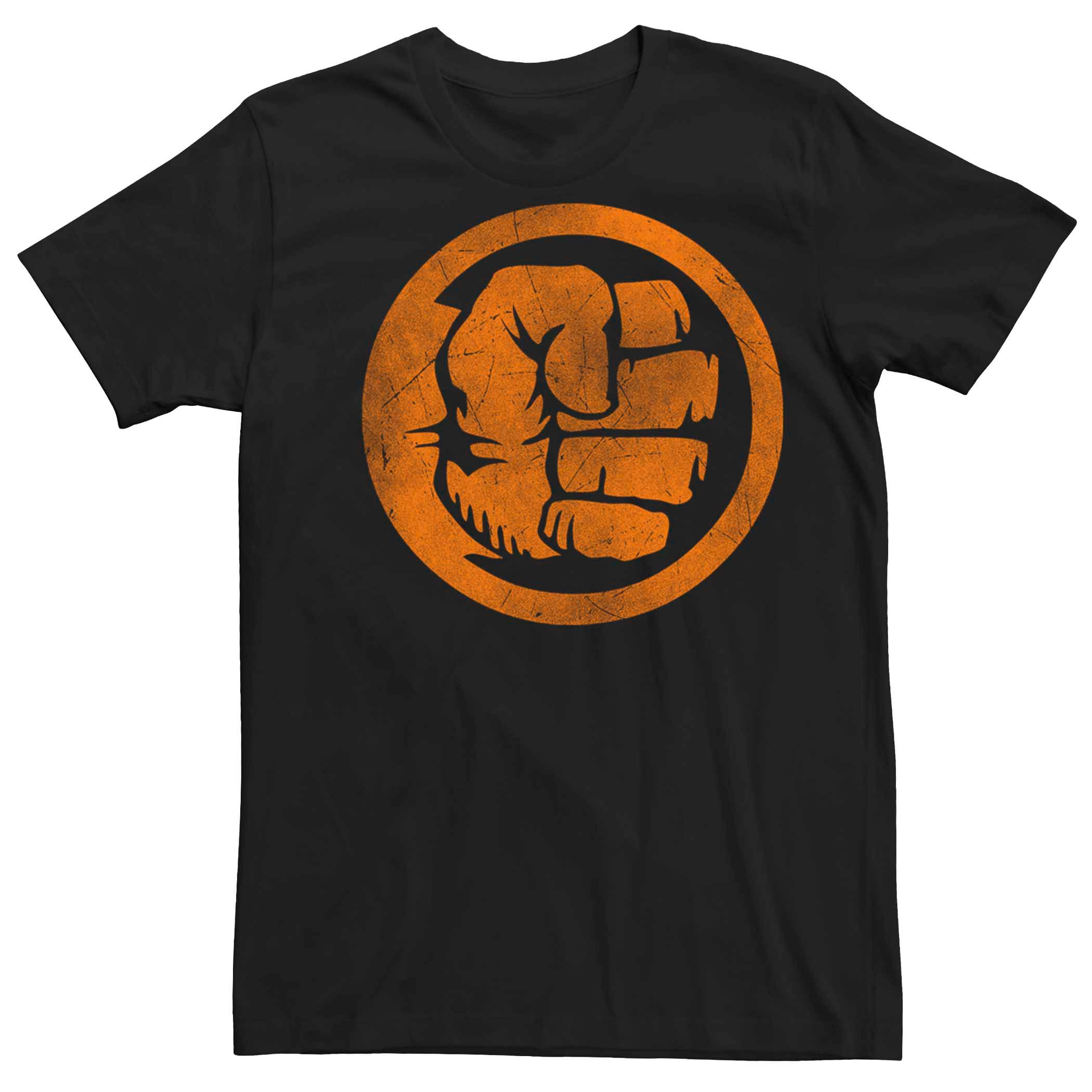 копилка marvel hulk fist Мужская футболка с логотипом Marvel Hulk Orange Fist Licensed Character