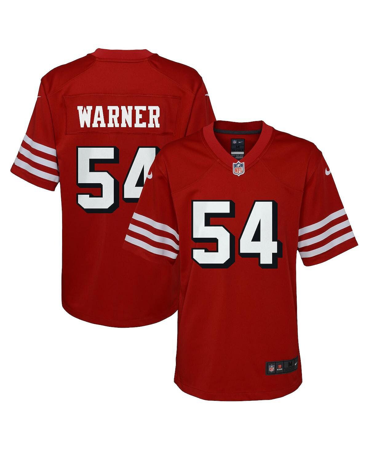 

Джерси для альтернативной игры Big Boys Fred Warner Scarlet San Francisco 49ers Nike