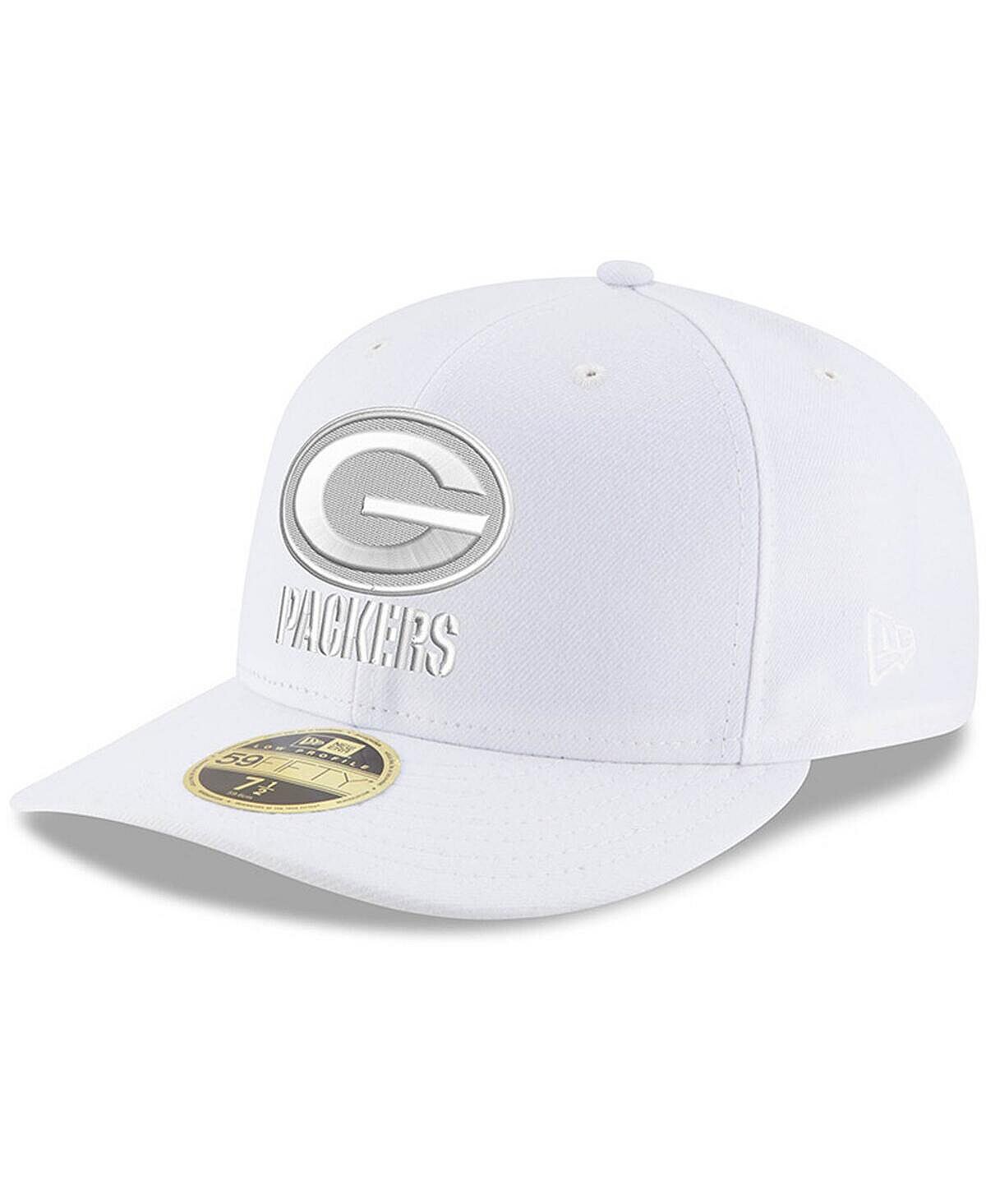 

Мужская приталенная шляпа Green Bay Packers White on White Low Profile 59FIFTY New Era