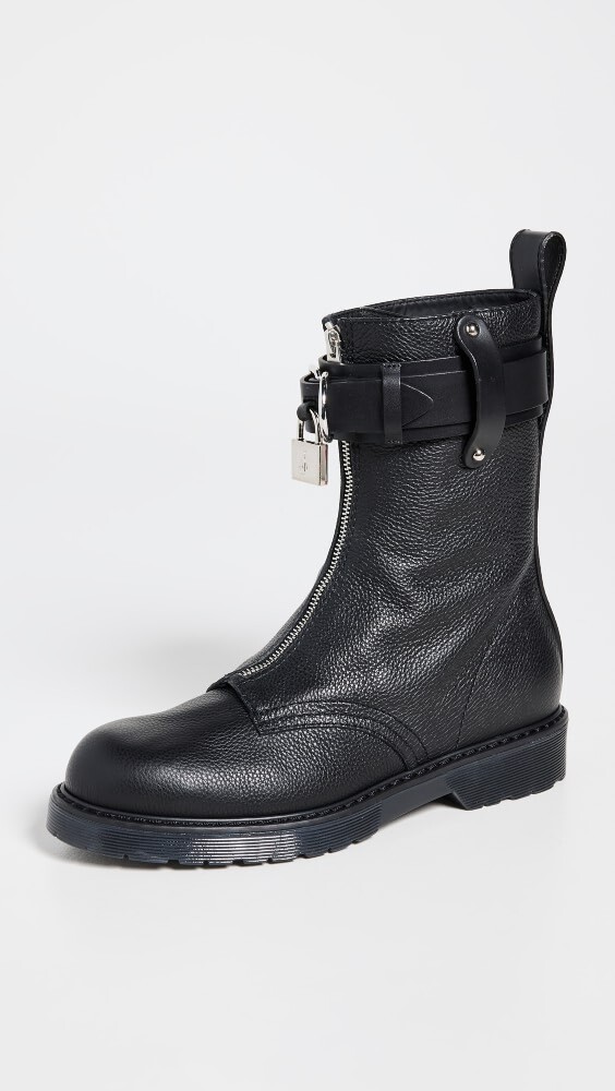 

Ботинки JW Anderson Lock Combat Ankle, черный